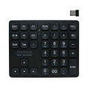 MCO 方向キー付2.4GHzワイヤレステンキー ブラック TEN24G02/BK(2)