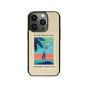 Man & Wood 天然木ケース for iPhone 14 Pro Vintage Summer 背面カバー型 I23628i14P