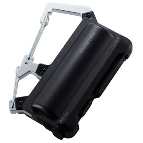 エレコム カラビナ付きモバイルバッテリー(5000mAh/12W/C×1) ブラック DE-C35L-5000BK