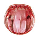 【6個セット】 ペガサスキャンドル offti キャンドルグラス スクワッシュ ピンク offti-08517606X6