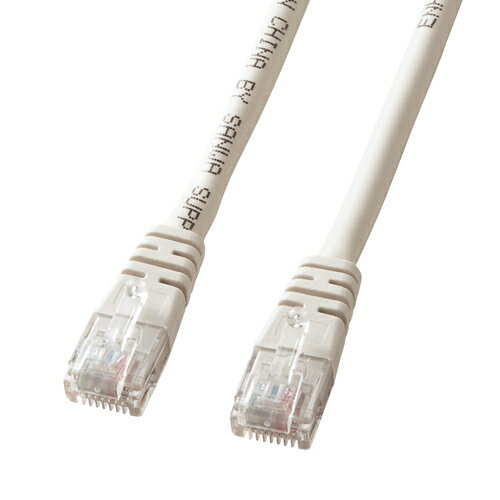 【5個セット】 サンワサプライ エンハンスドカテゴリ5単線LANケーブル 1m ライトグレー KB-T5T-01NX5