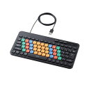 【予約販売5月28日入荷予定】エレコム はじめてのキーボード KEY PALETTO(有線) TK-FS10UMKBK(2)