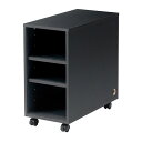 サンワサプライ 収納ボックス W300×D600×H600mm ブラック CP-050BK