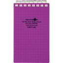 【10個セット】 LIHIT LAB. AQUA DROPs ツイストリング ノート メモ 藤 N-1661-10-PUX10(3)
