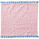 【10セット】 レップ ワッフルクロス グリッド キッチンクロス レッド REP-549414X10