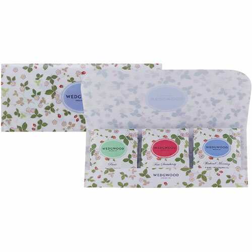 ウェッジウッド ワイルド ストロベリー ティーバッグ ピクニック・ファイン ストロベリー・ウィークエンド モーニング×各3 C5181015