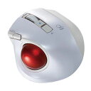 Digio デジオ 小型Bluetooth 静音5ボタントラックボール ホワイト MUS-TBLF134W(2)