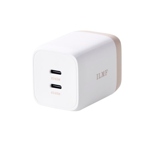 エレコム ILMF USB Power Delivery 65W キューブAC充電器 ホワイト MPA-ACCP43WH-IL エレコム ILMF USB Power Delivery 65W キューブAC充電器 ホワイト MPA-ACCP43WH-IL