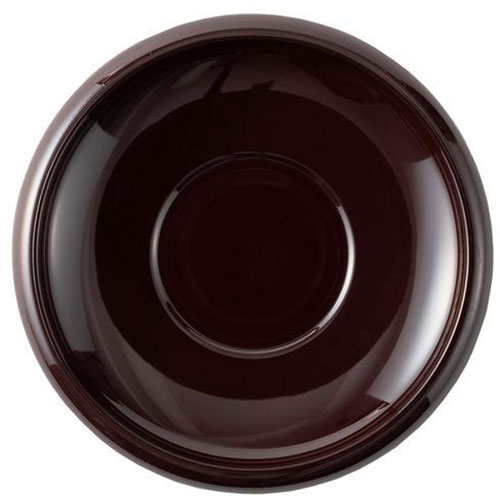 アサヒ興洋 塗茶托 こげ茶 MMT15025