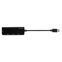 ナカバヤシ USB3.0ハブ 4ポート ブラック UH-3164BK(2)