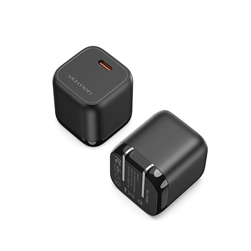 VENTION 1-port USB-C GaN コンセント充電器(30W) ブラック FA-8692