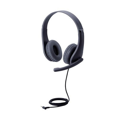 エレコム こども専用ヘッドセット 回転式マイクアーム付き 4極 ブラック HS-KD01TBK エレコム こども専用ヘッドセット 回転式マイクアーム付き 4極 ブラック HS-KD01TBK