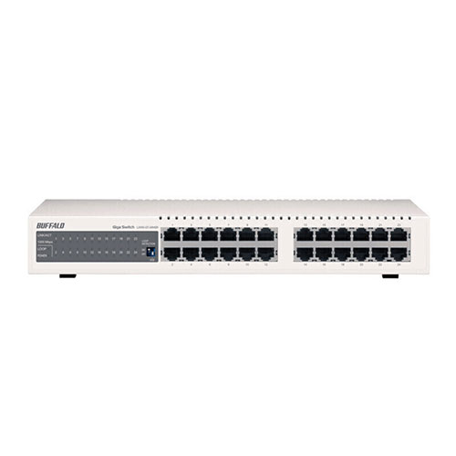 BUFFALO Giga スイッチングHUB 電源内蔵 24ポート 金属筺体 LSW5-GT-24NSR BUFFALO Giga スイッチングHUB 電源内蔵 24ポート 金属筺体 LSW5-GT-24NSR