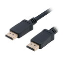 ナカバヤシ DisplayPort1.4ケーブル 1.8m ブラック DP-1418BK(2)
