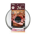 【5セット】 パール金属 クックプラス 強化ガラス蓋26cm用 HC-0261X5