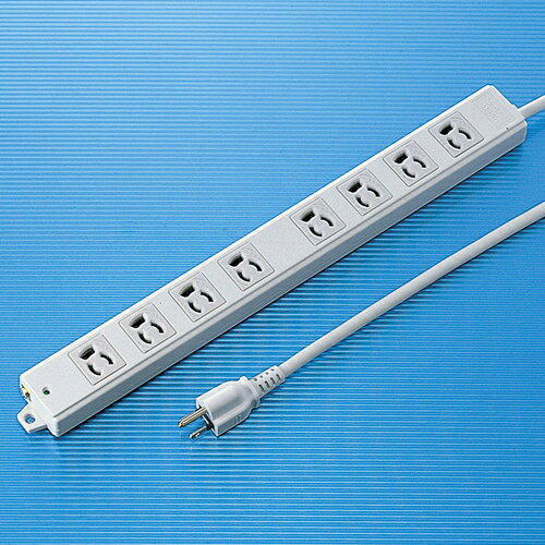 樂天商城 - サンワサプライ 工事物件タップ 3P 8個口 3m TAP-KE8-3