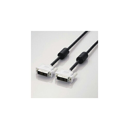 Rakuten - 5個セット エレコム DVIシングルリンクケーブル(デジタル) 1m ブラック CAC-DVSL10BKX5