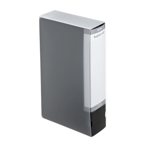 サンワサプライ CDジャケット収納対応ディスクファイルケース(32枚+32冊収納・ブラック) FCD-FLBD32BBK