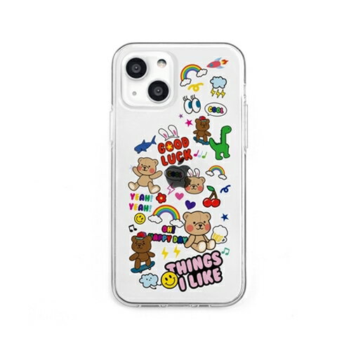 dparks ソフトクリアケース for iPhone 13 mini THINGS I LIKE DS21111i13MN