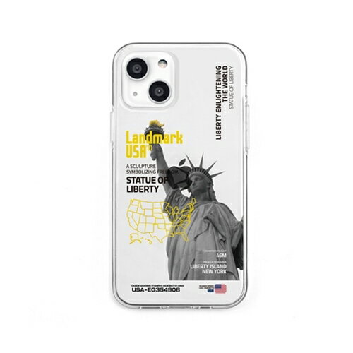 dparks ソフトクリアケース for iPhone 13 mini LANDMARK-USA DS21117i13MN