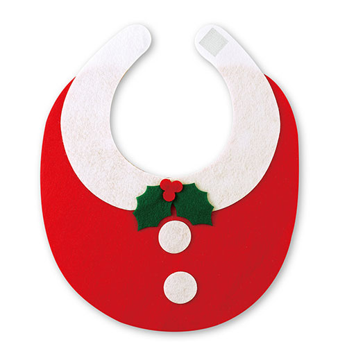 クリスマス簡単! なりきり! サンタえり!マジックテープ式商品サイズ:全体:270×224mm、首回り:約330mm、厚み1mm セット内容:本体×1 重量:30g 材質:フェルト 包装形態:OPP袋 包装サイズ:200x200mm 生産国:中国【注意事項】■沖縄・離島は別途送料（税込1,000円）が掛かります。■お取り寄せ品のためメーカーに在庫がない場合がございます。予めご了承ください。■お客様都合による返品は承っておりません。予めご了承ください。
