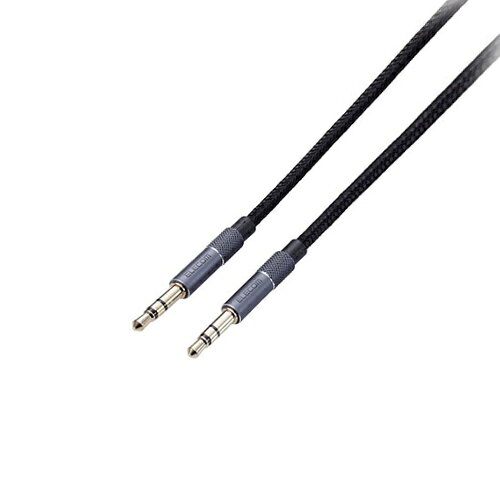 音楽プレーヤーやスマートフォンの音楽をヘッドホンやスピーカーで再生することが可能なφ3.5mmステレオミニケーブルです。断線に強い高耐久のアルミコネクター・ナイロン編組ケーブルを採用しており、4万回の屈曲試験(当社基準)に合格しています。■スマートフォンやタブレット、音楽プレーヤーのφ3.5mmステレオミニジャックと、ヘッドホンやスピーカー、カーステレオなどのφ3.5mmステレオミニジャックを接続することができる、オーディオφ3.5mmステレオミニケーブルのアルミコネクター&ナイロンメッシュタイプです。 ■4万回の屈曲試験(当社基準)に合格した断線に強い高耐久タイプです。 ■奥まった位置に端子がある機器にも接続しやすい、太さ約6.0mmのコンパクトコネクターを採用しています。 ■接触抵抗が小さく、経年劣化によるサビなどに強い金メッキ仕上げの端子です。 ■高純度OFC99.97%(無酸素銅)ケーブルの採用により、信号の歪みや伝送ロスを抑えクリアな音質を再現します。 ■EUの「RoHS指令(電気・電子機器に対する特定有害物質の使用制限)」に準拠(10物質)しています。 ■自社環境認定基準を1つ以上満たし、『THINK ECOLOGY』マークを表示した製品です。 ■環境保全に取り組み、製品の包装容器におけるプラスチック重量を、社内基準製品より20%以上削減した製品です。■対応機種:φ3.5mmステレオミニジャック搭載のスピーカー・ヘッドホン・カーナビ・カーステレオおよびφ3.5mmステレオミニジャック搭載のスマートフォン・ポータブルオーディオプレーヤーなど ■コネクタ形状1:φ3.5mm 3極ミニプラグ(ストレート) ■コネクタ形状2:φ3.5mm 3極ミニプラグ(ストレート) ■ケーブルタイプ:高耐久ナイロンメッシュタイプ ■プラグメッキ仕様:金メッキ ■カラー:ブラック ■長さ:約1.0m ※コネクター含まず ■環境配慮事項:EUの「RoHS指令(電気・電子機器に対する特定有害物質の使用制限)」に準拠(10物質) ■環境配慮事項:THINK ECOLOGYマーク【注意事項】■沖縄・離島は別途送料（税込1,000円）が掛かります。■お取り寄せ品のためメーカーに在庫がない場合がございます。予めご了承ください。■お客様都合による返品は承っておりません。予めご了承ください。