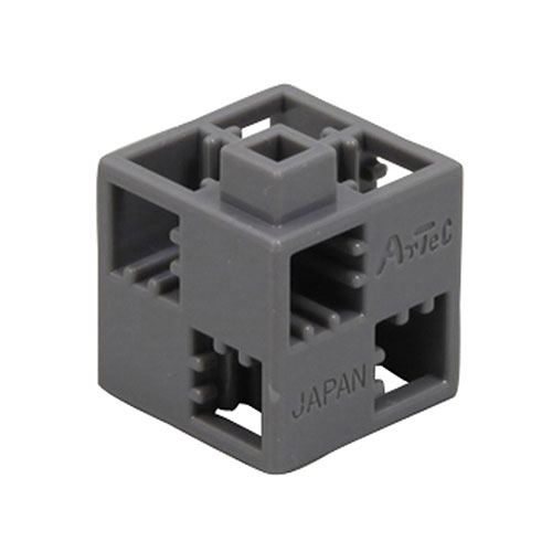 【24P×10セット】 ARTEC Artecブロック 基本四角 グレー ATC77750X10