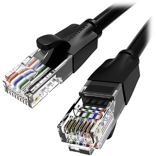 Lan （~5 m） - 【予約販売6月中旬頃入荷予定】VENTION Cat.6 UTP LANケーブル 1.5m Black IB-4816