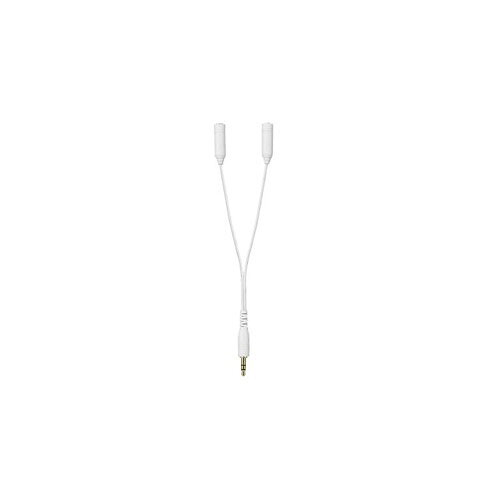 【10個セット】 YAZAWA 2分配オーディオコード白 TK01WX10