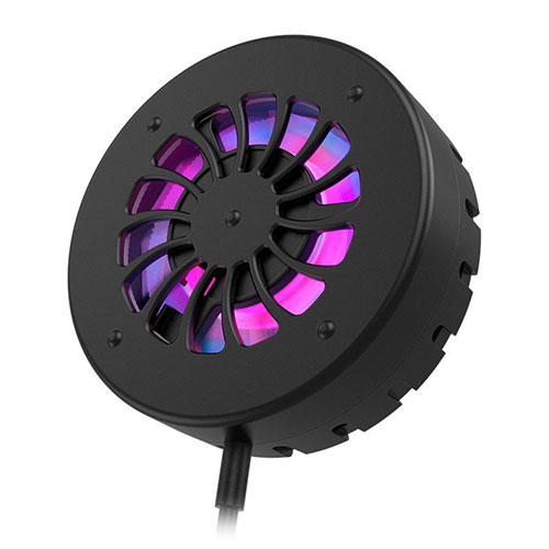 イルミネーション付き冷却FANを搭載したマグネット内蔵ワイヤレス充電器●内蔵マグネットでスマホに簡単装着 　Magsafe非対応機種向けのメタル(磁性体)リングが付属。ゲーム中に電池が無くなっても手軽に装着して充電することができます。 ●最...