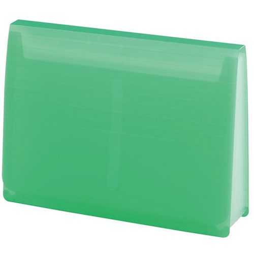 Rakuten - 【5個セット】 LIHIT LAB. AQUA DROPs エクスパンディングファイル A4 黄緑 A-5050-6-YGX5
