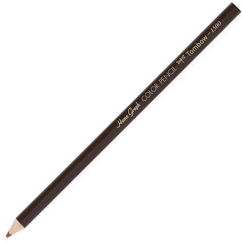 【1ダース(12本)×5セット】 トンボ鉛筆 色鉛筆 1500単色 ちゃいろ Tombow-1500-31X5