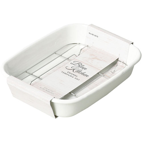 パール金属 ブランキッチン ホーロー天ぷらバット HB-3679 hanatech-11143284 ショップハナテック パッケージ画像