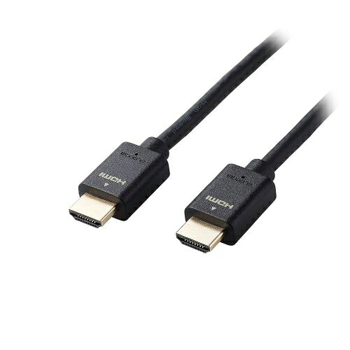 【3セット】 エレコム ハイスピードHDMI(R)ケーブル 2m ブラック GM-HD14E20BKX3