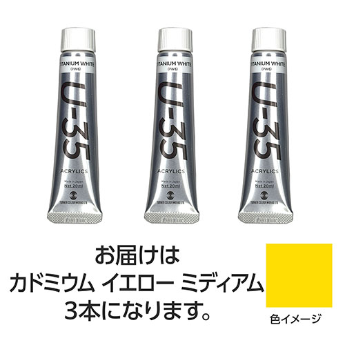Rakuten - 【3本×3セット】 ターナー色彩 U35 カドミウムイエローミディアム20ml TURNER108634X3