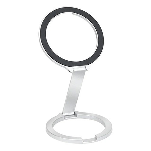 日本トラストテクノロジー 両面マグネットリングホルダー 金属面にスマホをピタッと簡単設置 シルバー JT-MAGRR-SV(2.0)