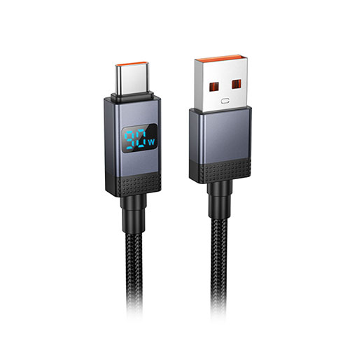 hoco. X118 �ǥ�����ǥ����ץ쥤Type-C�����֥� �ꥢ�륿��������ɽ���Ǥ��롡USB2.0�б���X118-AC-BK