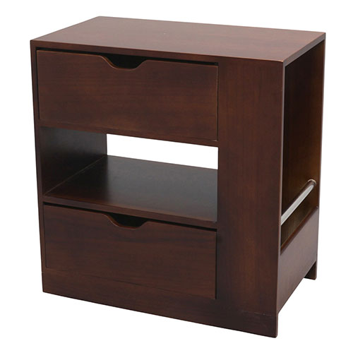 オスマック 天然木桐製の軽量ソファサイドワゴン SPTKX-47