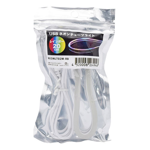 ���ܥȥ饹�ȥƥ��Υ����� USB�ͥ�����塼�֥饤��20cm ��ͳ���ߤ˶ʤ���ͥ�����LED�饤�� �쥤��ܡ� NEONLT02M-RB
