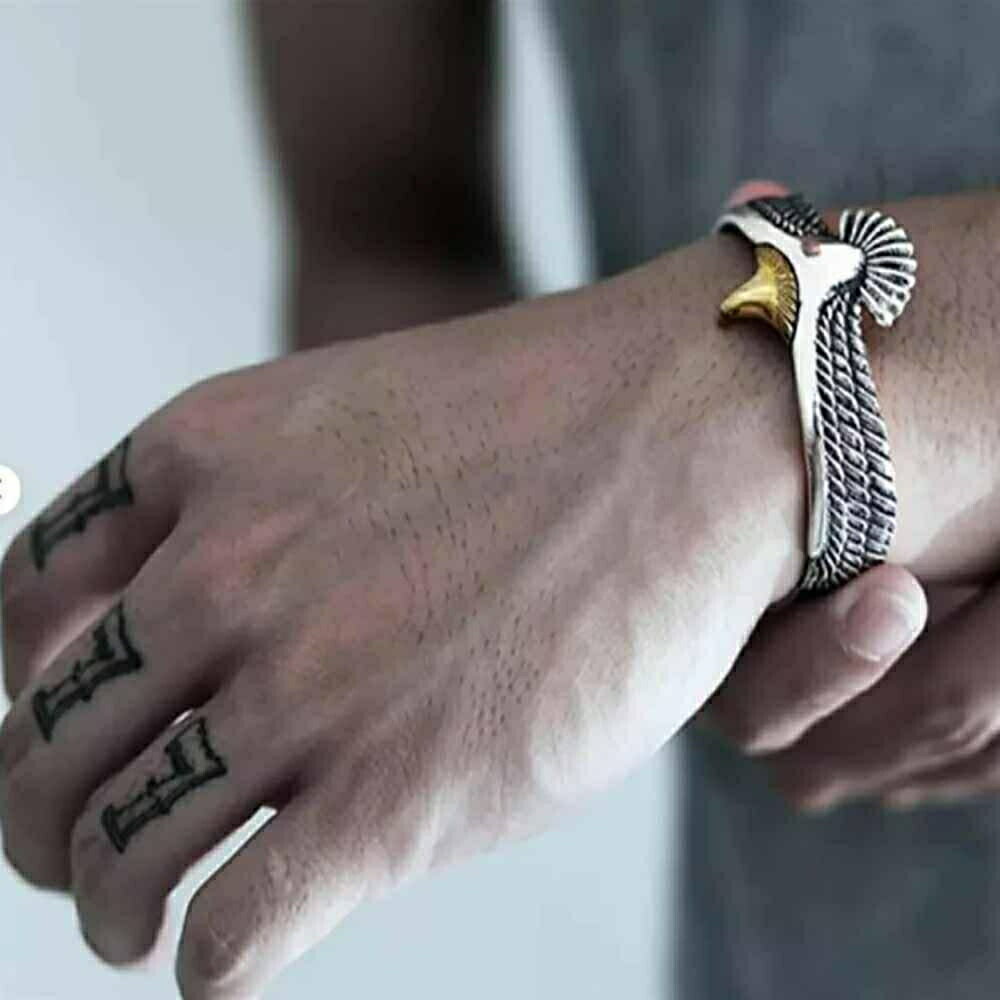 楽天ショップハナテックブレスレット 鷹 イーグル バングル ファルコン 腕輪 アクセサ