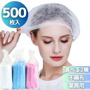 業務用 ヘアキャップ 500枚セット ホワイトorブルー クリーンキャ...(4)