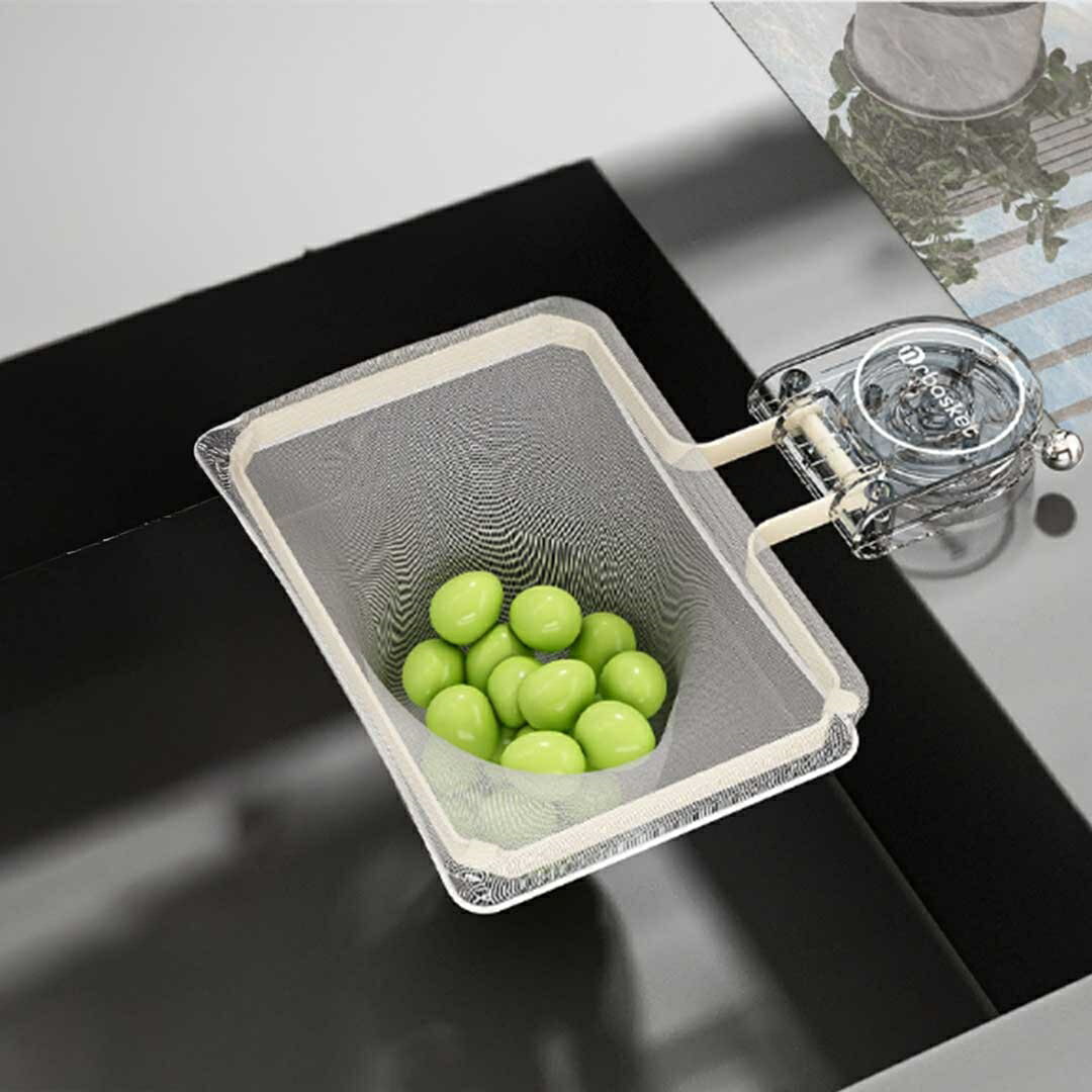 三角コーナー 浮かせる ゴミ捨て 全2色 水切りネット50枚付き 吸盤 固定