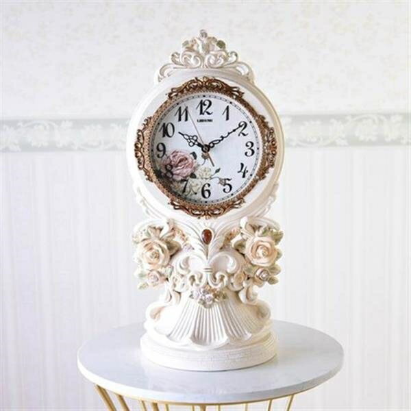 エレガント・ロココ薔薇のスタンディング時計WH　置時計