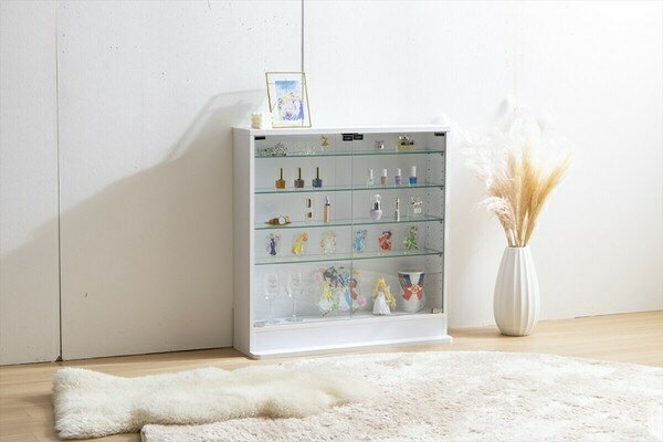 Other - 【幅80cm×奥行18cm】Legen コレクションケース ホワイト