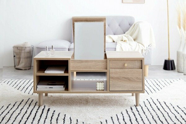 Charme ドレッサーテーブル ブラウン