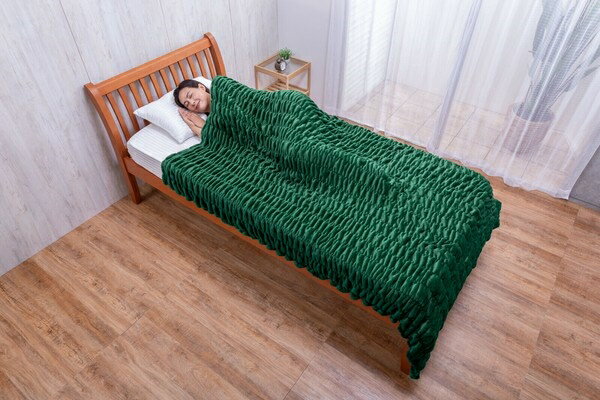 からだにフィットする発熱毛布 3色組