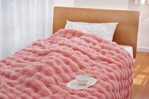 ふわとろぽかぽか毛布 ダブル ベージュ