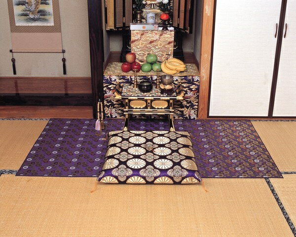 高級仏前安全マット小菊 大