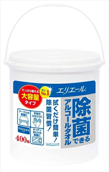 E除菌アルコールタオル本体400枚 【 大王製紙 】 【 ウェットティッシュ 】