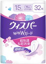 ウィスパー1枚2役Wガード おりもの&水分ケア パンティライナー 15cc 32枚 【 P&G 】 【 生理用品 】